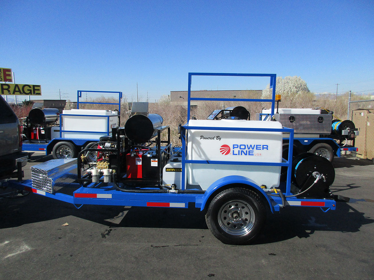 Starter Fully Loaded Package Pressure Wash Trailer Single Axle