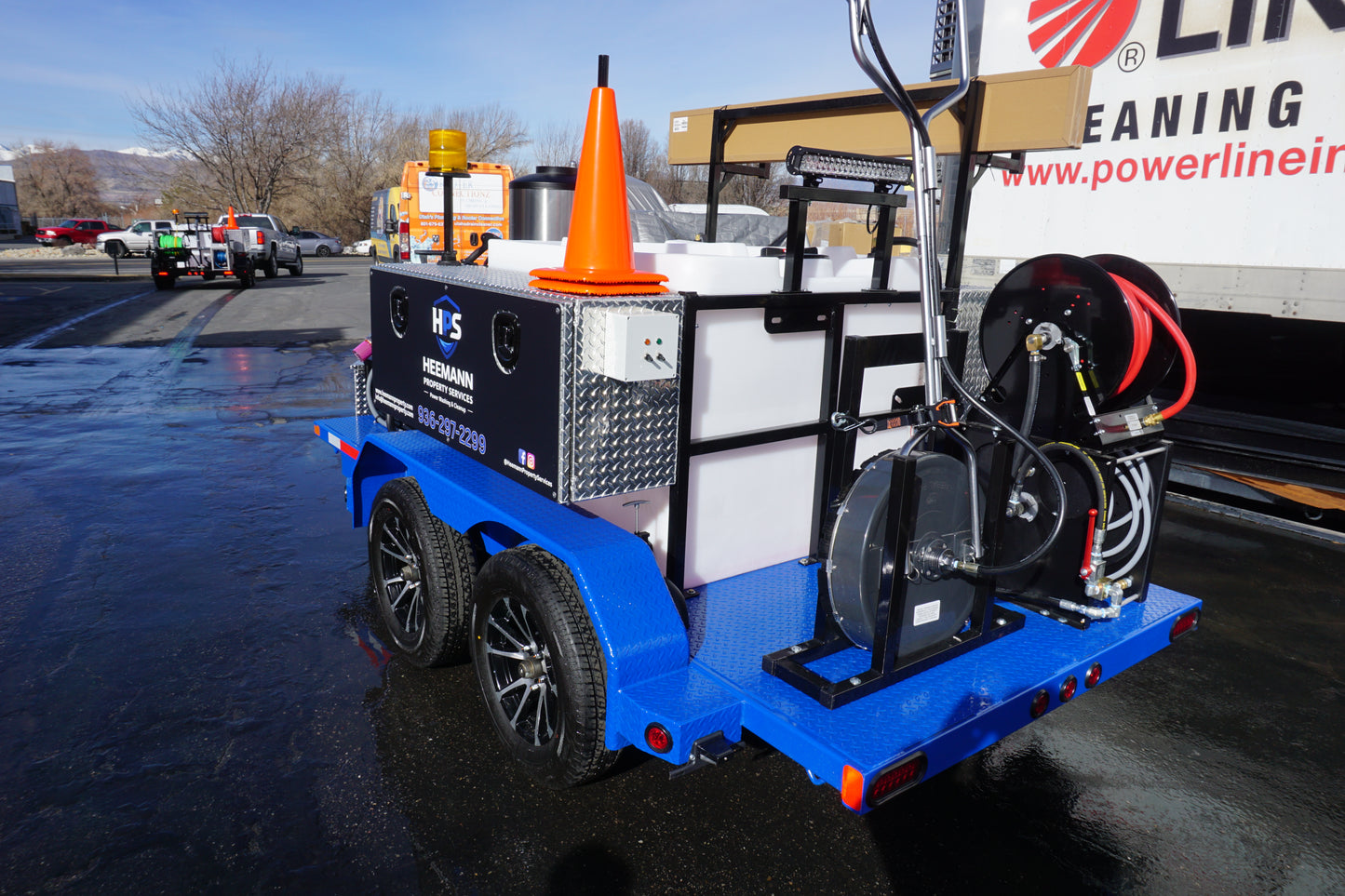 Starter Fully Loaded w/ Branding Package Pressure Wash Trailer Tandem Axle