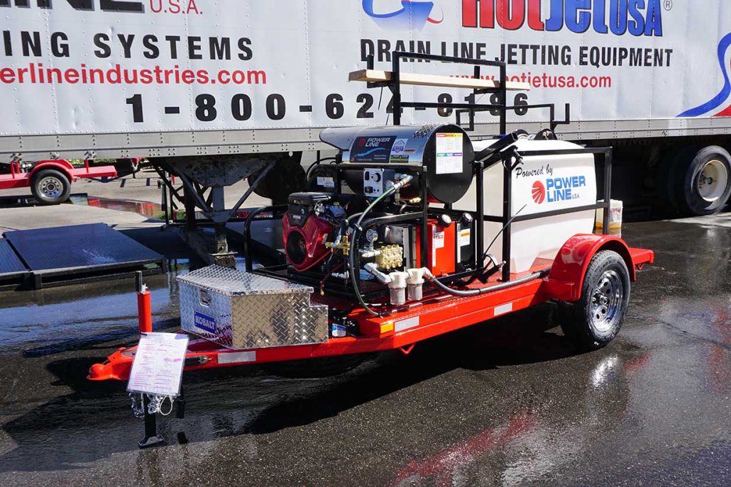 Starter Fully Loaded Package Pressure Wash Trailer Single Axle