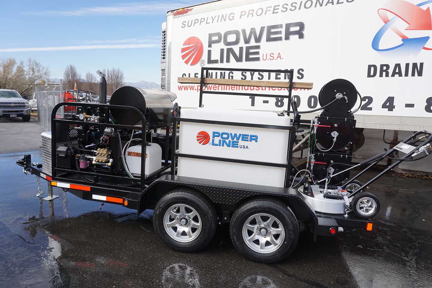 Diesel Powered Pressure Wash Trailer - Loaded / Upgrade Package