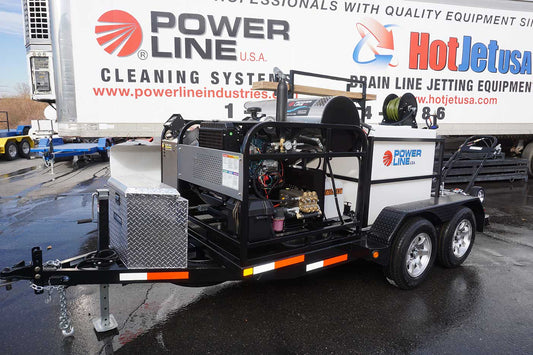 Diesel Powered Pressure Wash Trailer - Loaded / Upgrade Package