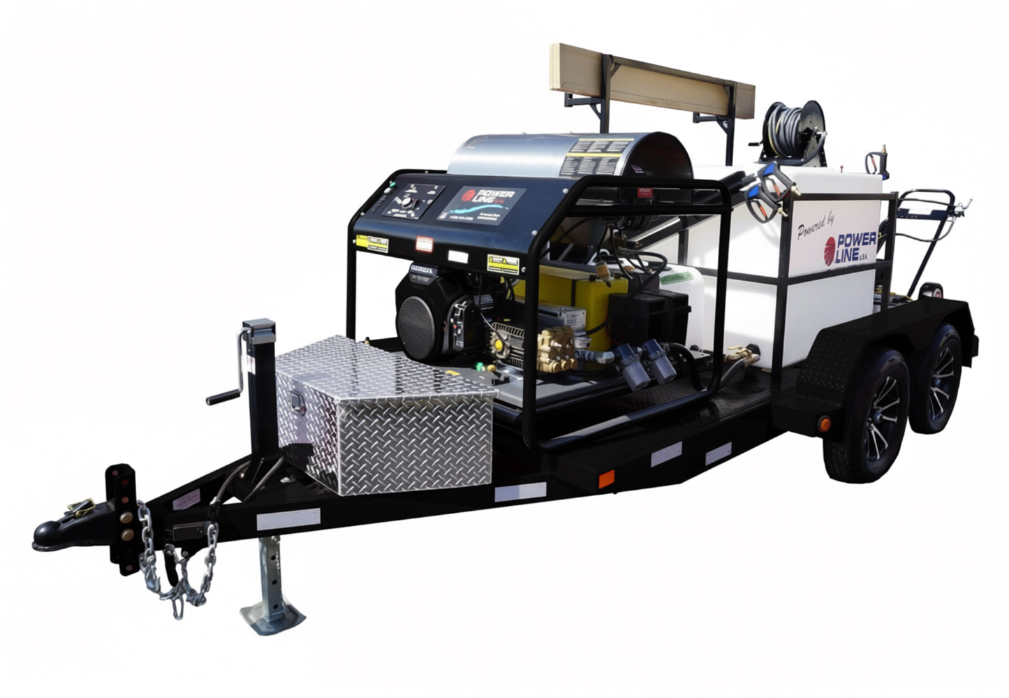 Honda GX690 Base Package Pressure Wash Trailer Tandem Axle