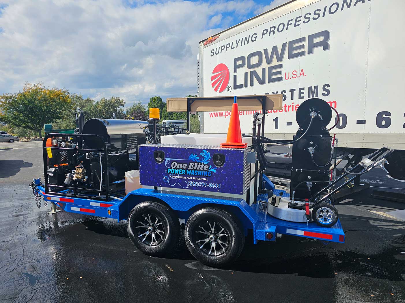 Diesel Powered Pressure Wash Trailer - Loaded / Upgrade Package