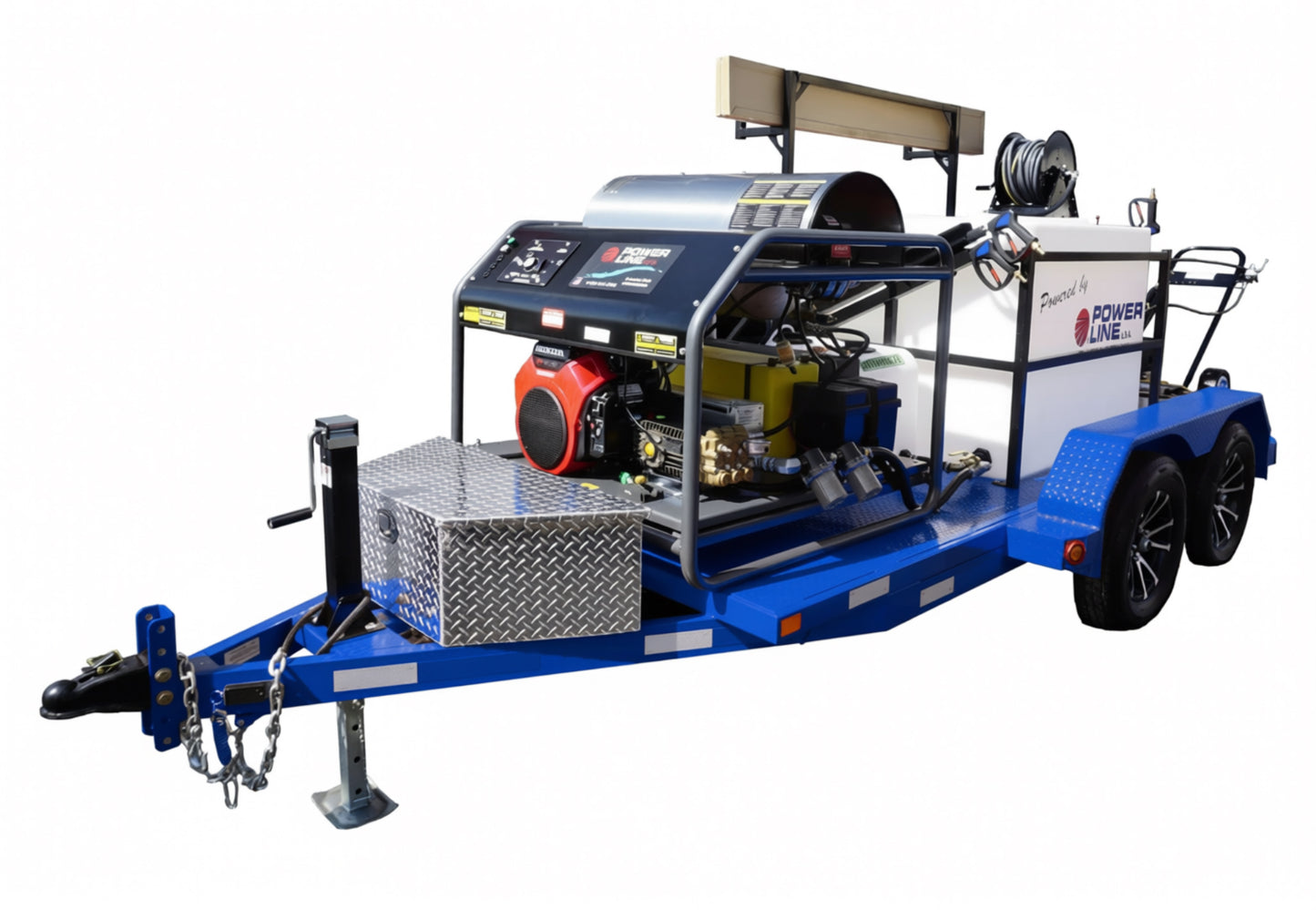 Honda GX690 Base Package Pressure Wash Trailer Tandem Axle