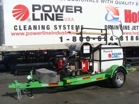 Starter Fully Loaded Package Pressure Wash Trailer Single Axle