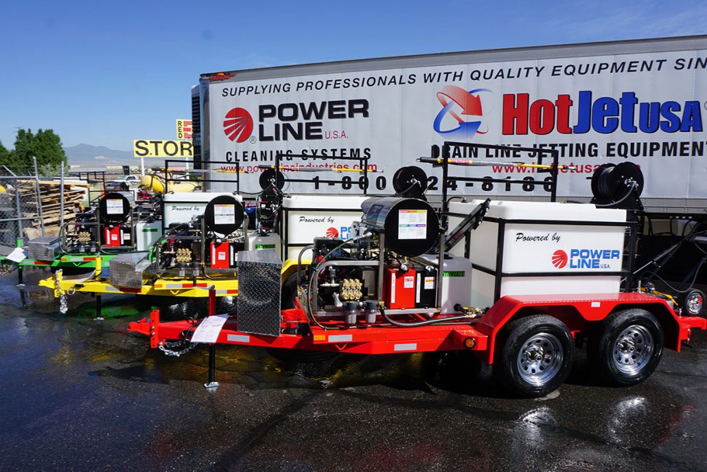 Starter Fully Loaded Package Pressure Wash Trailer Tandem Axle