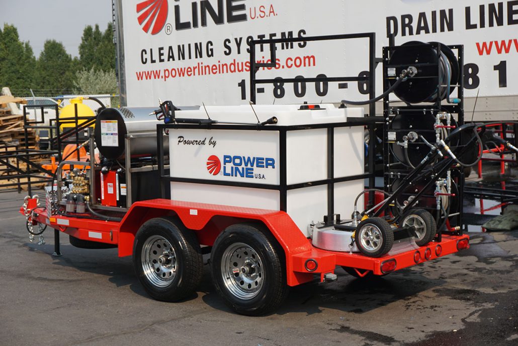 Starter Fully Loaded Package Pressure Wash Trailer Tandem Axle