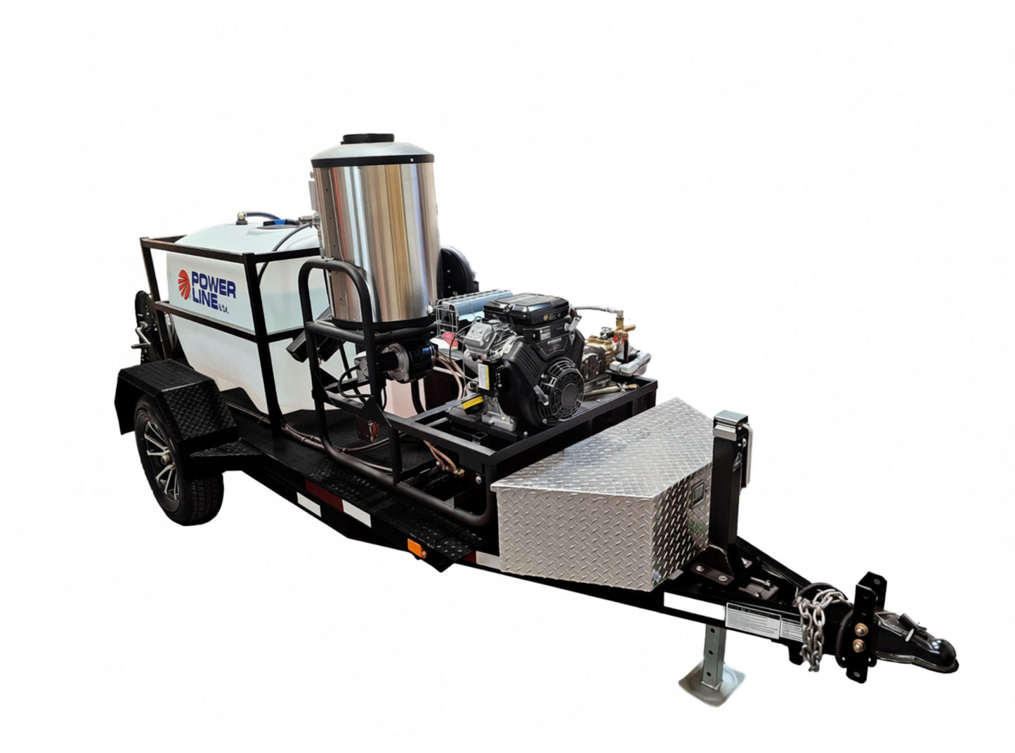 Starter Fully Loaded Package Pressure Wash Trailer Single or Tandem Axle