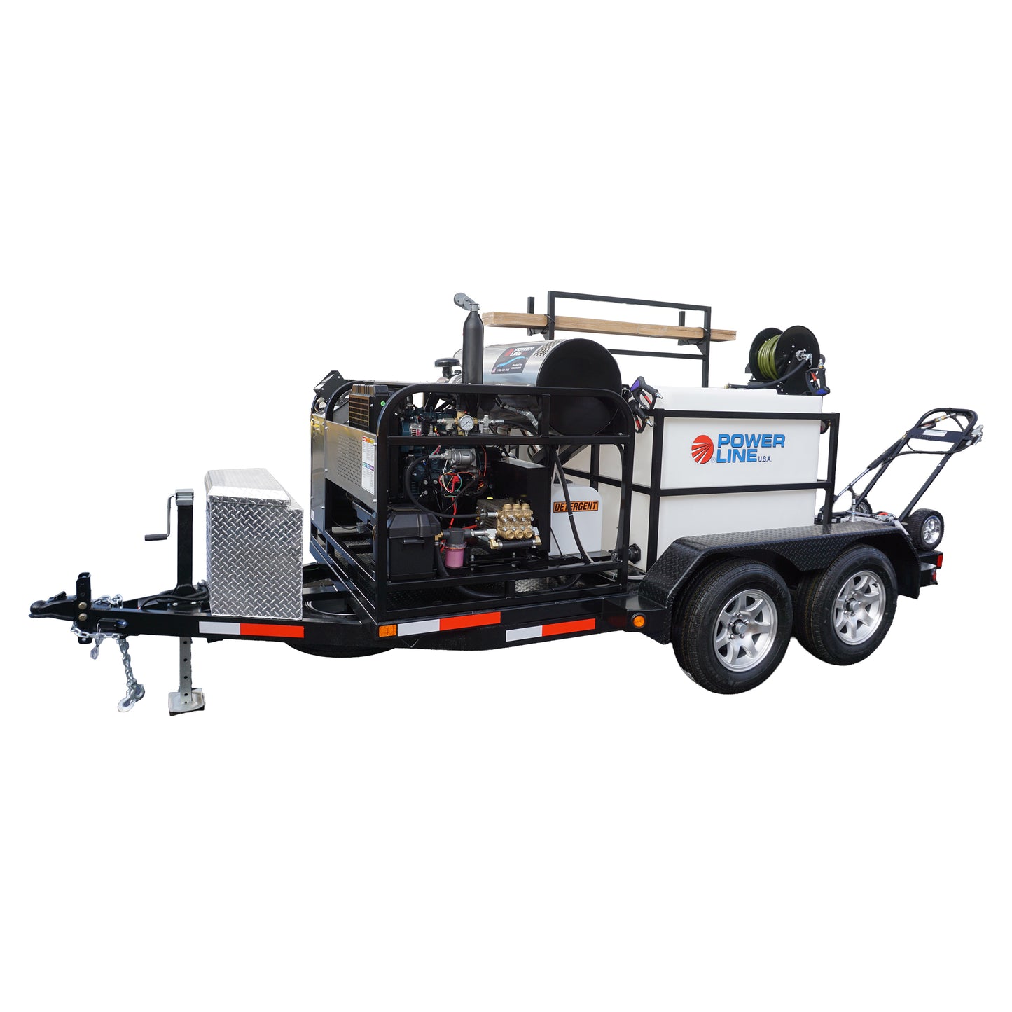 Diesel Powered Pressure Wash Trailer - Loaded / Upgrade Package