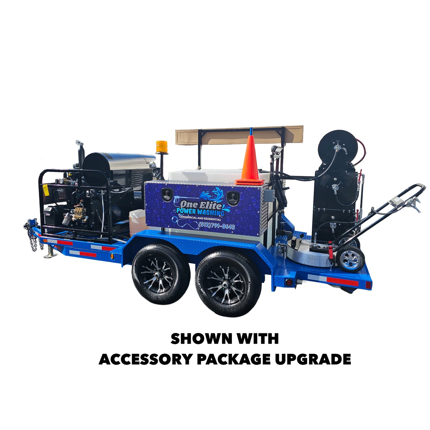 Diesel Powered Pressure Wash Trailer - Loaded / Upgrade Package