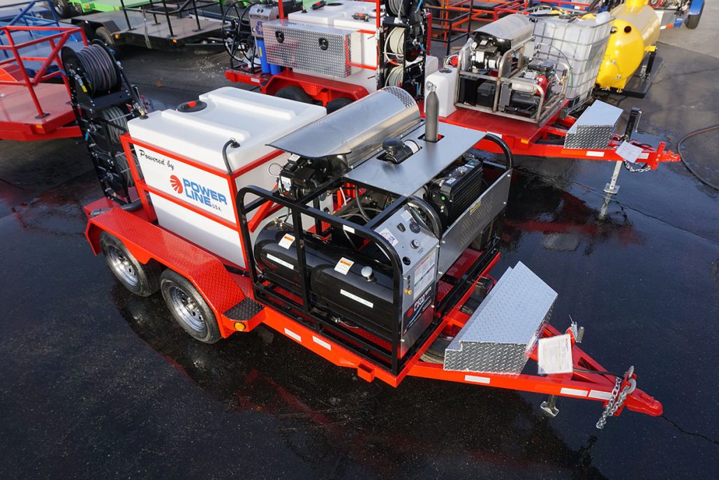 Diesel Powered Pressure Wash Trailer - Loaded / Upgrade Package