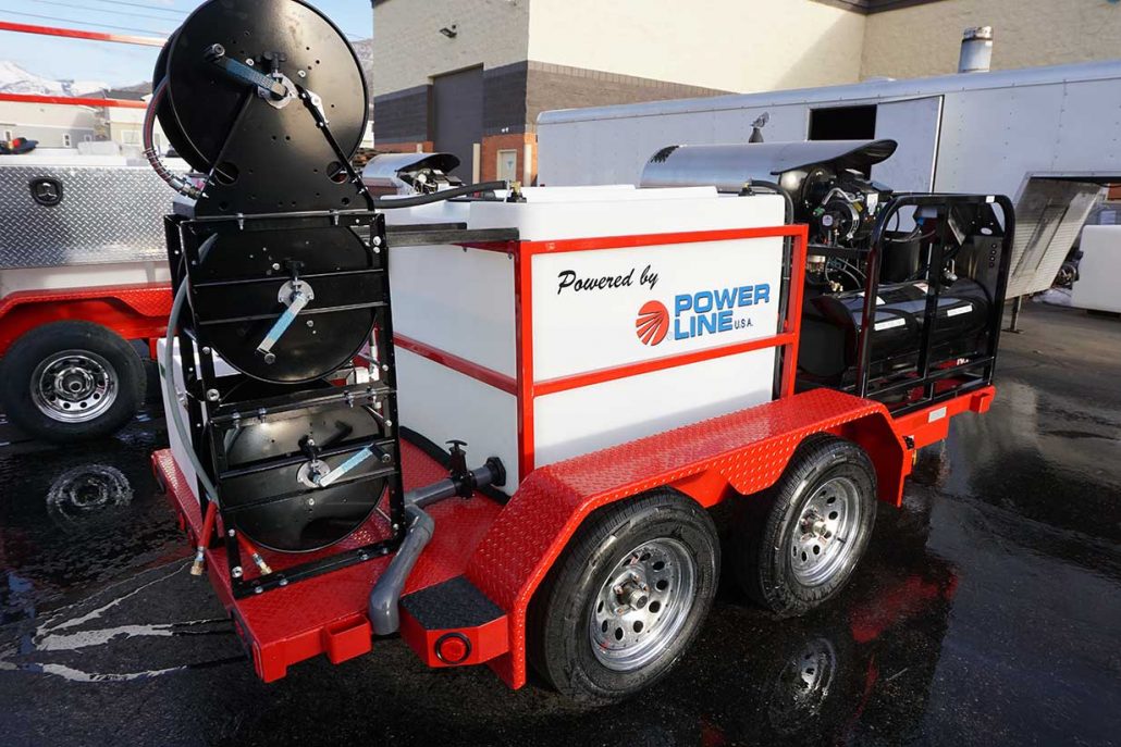 Diesel Powered Pressure Wash Trailer - Loaded / Upgrade Package