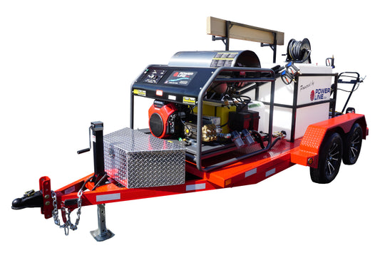 Honda GX690 Base Package Pressure Wash Trailer Tandem Axle